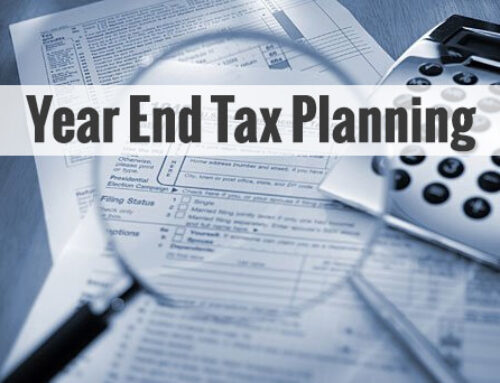 Year End Tax Planning – October 2016